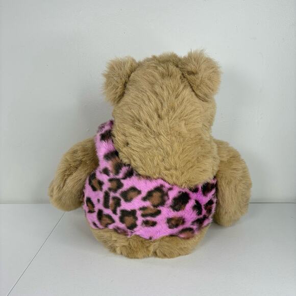 The Forebears Cave Man Papa Bear Plush Stuffed Animal Huggable Vintage Rare - Picture 6 of 9